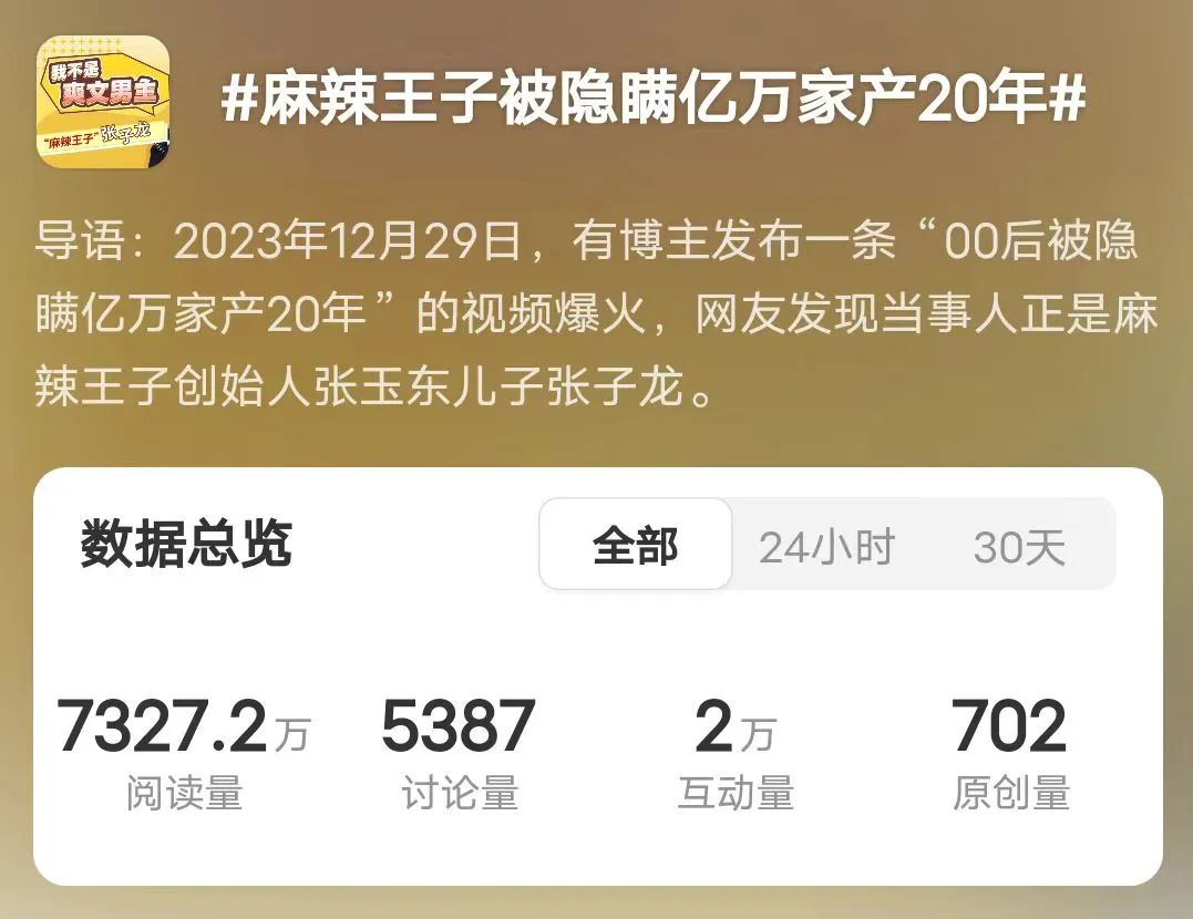 张子龙：从被瞒亿万家产到麻辣王子营销负责人，爽文男主的蜕变之路  第2张